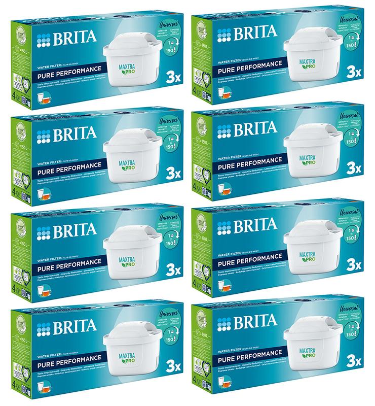 Filtr wody wkład do dzbanka Brita Maxtra+ Pure Performance 8x3szt.