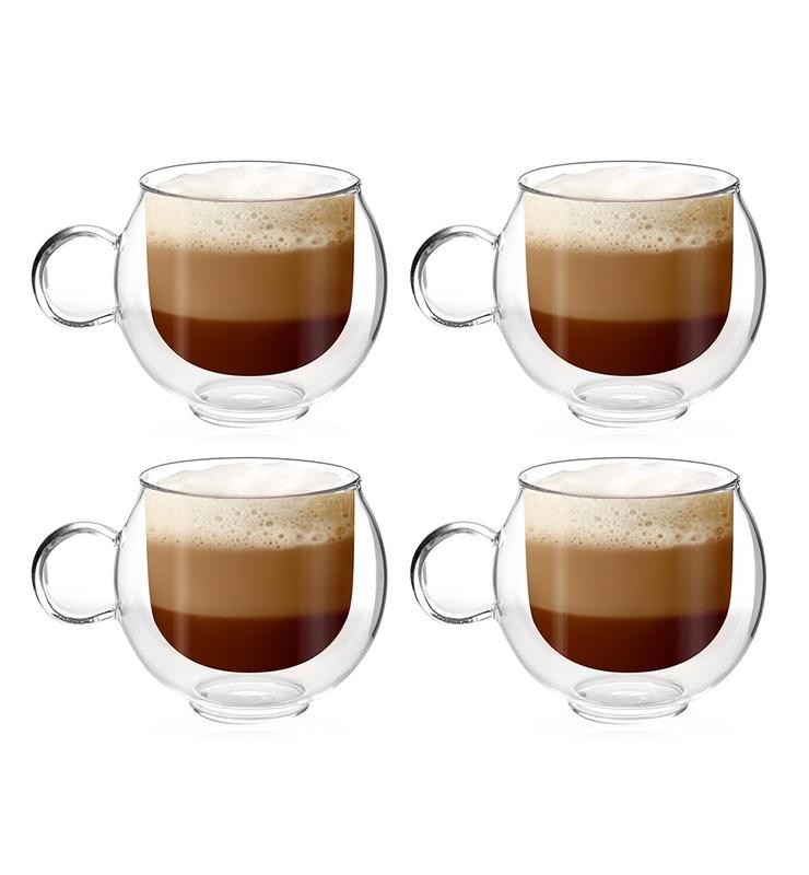 Szklanka termiczna do kawy i herbaty Vialli Design AMO 220ml 20276 (4szt.)