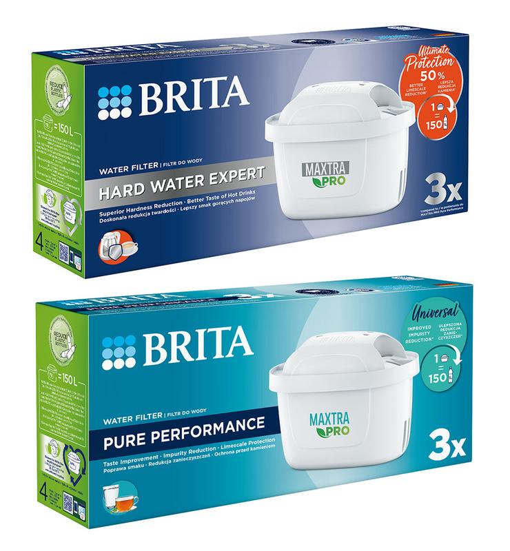 Filtr wody wkład do dzbanka Brita Maxtra PRO Hard Water Expert 3szt.+ PRO  Pure Performance 3szt.