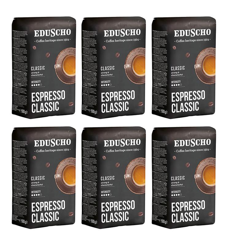 Kawa ziarnista Eduscho Espresso Classic 6x500g