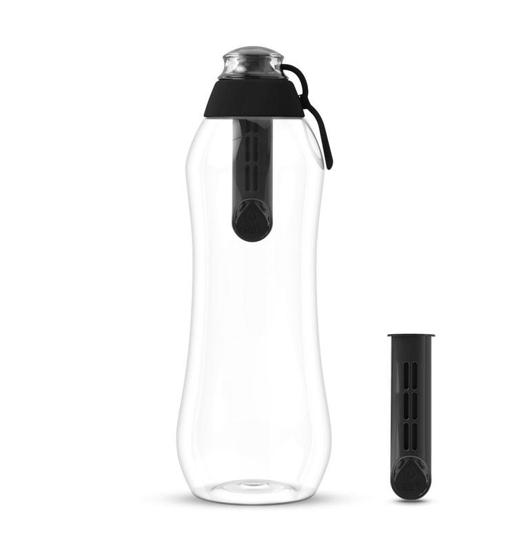 Butelka filtrująca DAFI 0,7L +2 (czarna)