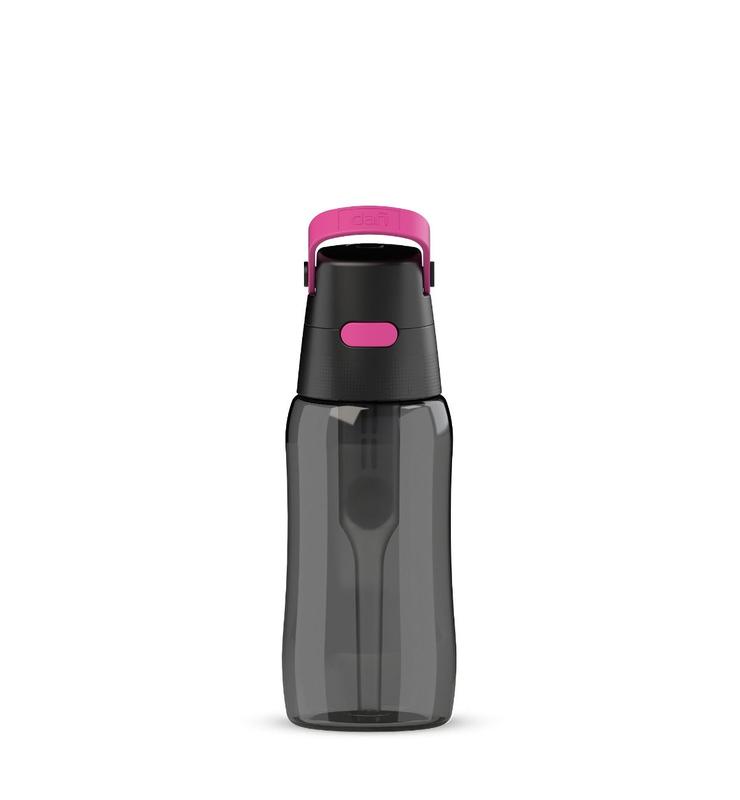Butelka Dafi SOLID 0,5L z wkładem filtrującym LASEROWA (flamingowa / różowa)