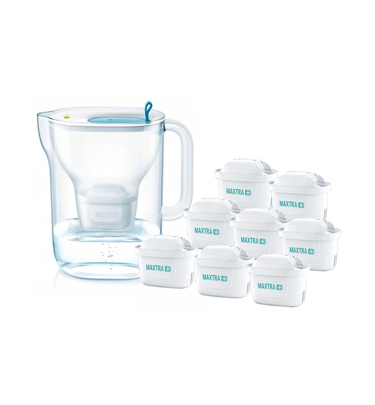 Dzbanek filtrujący Brita Style +8 filtrów Maxtra Plus (niebieski)