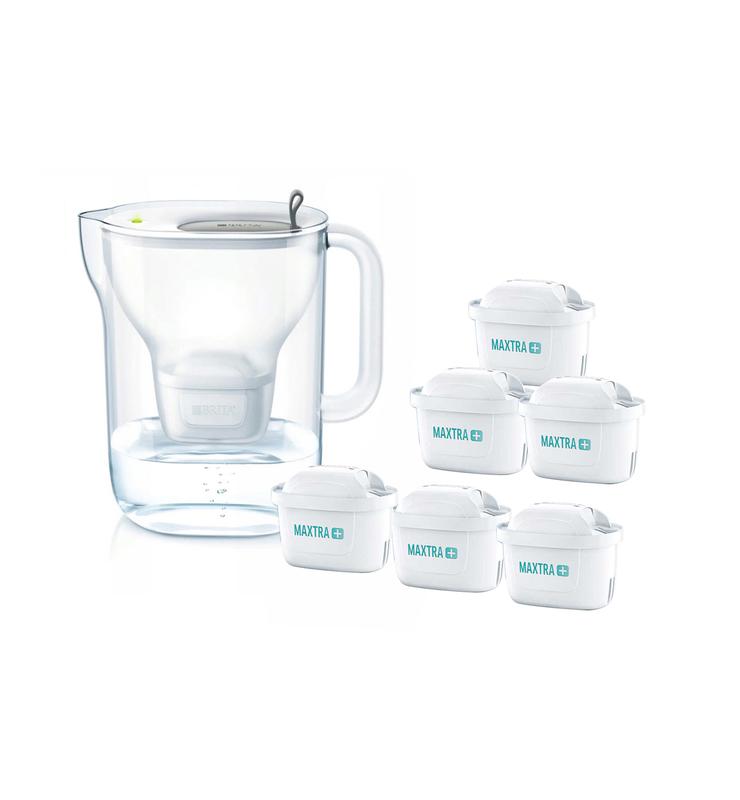 Dzbanek filtrujący Brita Style +6 filtrów Maxtra Plus (szary)