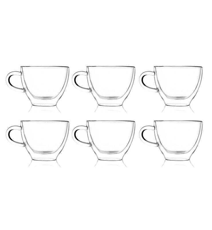 Szklanka termiczna do kawy i herbaty Vialli Design AMO 300ml 23086 (6szt.)