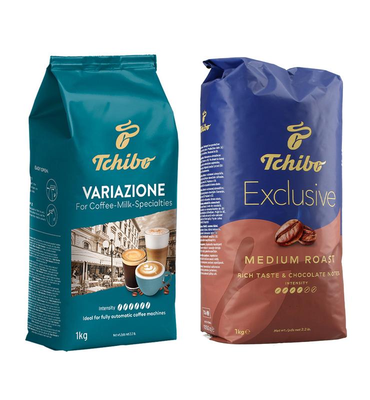 Kawa ziarnista Tchibo Variazione + Exclusive Medium Roast (zestaw degustacyjny) 2kg