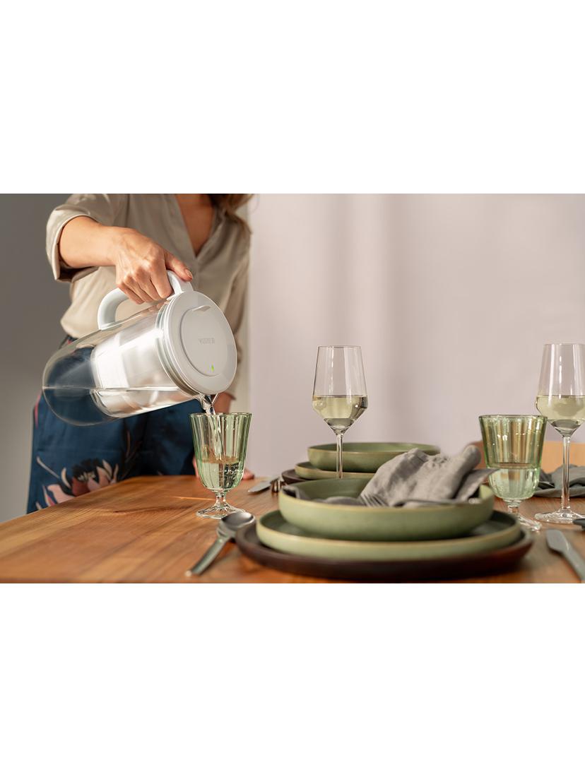 Dzbanek filtrujący Brita Glass +10 filtrów Maxtra PRO Pure Performance (szary)