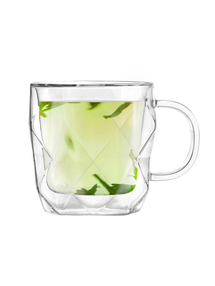 Szklanki termiczne do kawy i herbaty Vialli Design GEO 330ml (2szt.) 28500