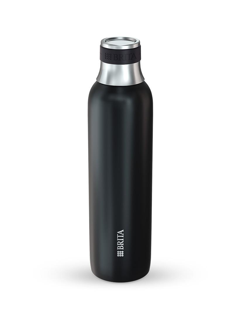 Butelka ze stali nierdzewnej do saturatora Brita SodaTrio 650ml (czarna)