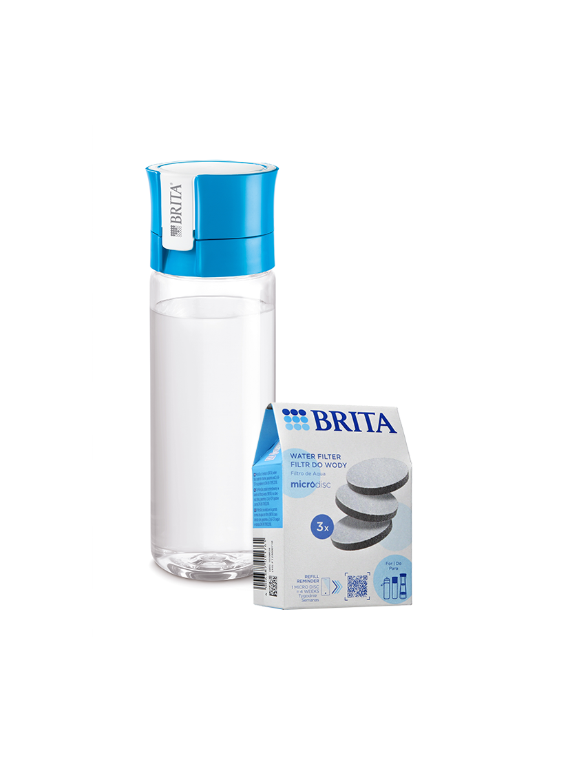 Butelka filtrująca Brita Fill&Go Vital (niebieska) +4 dyski