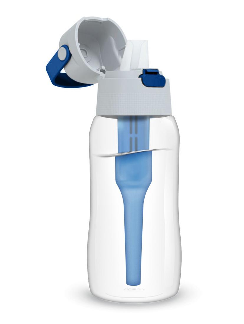 Butelka filtrująca Dafi SOLID 0,5L +6 wkładów filtrujących (szafirowa)