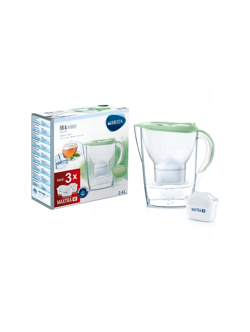 Dzbanek filtrujący Brita Marella Cool +3 filtry Maxtra Plus (pastelowy zielony)