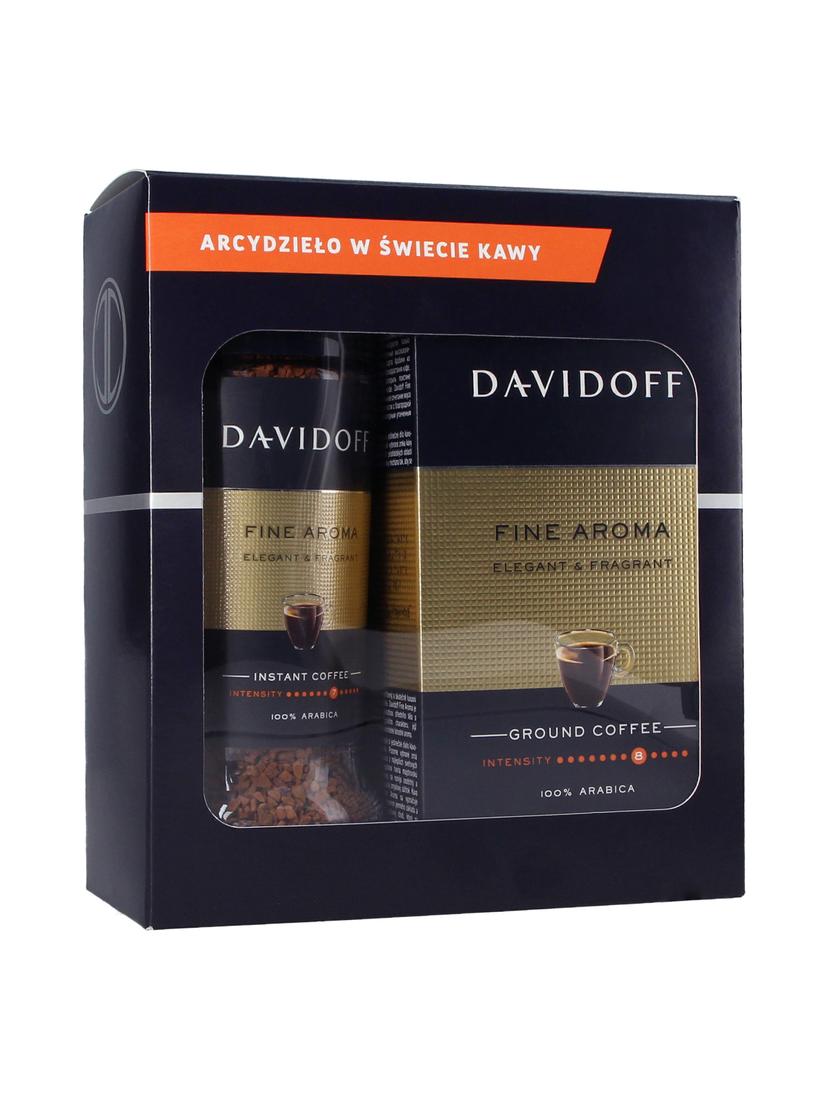 Zestaw prezentowy kawa Davidoff Fine Aroma (250g + 100g)