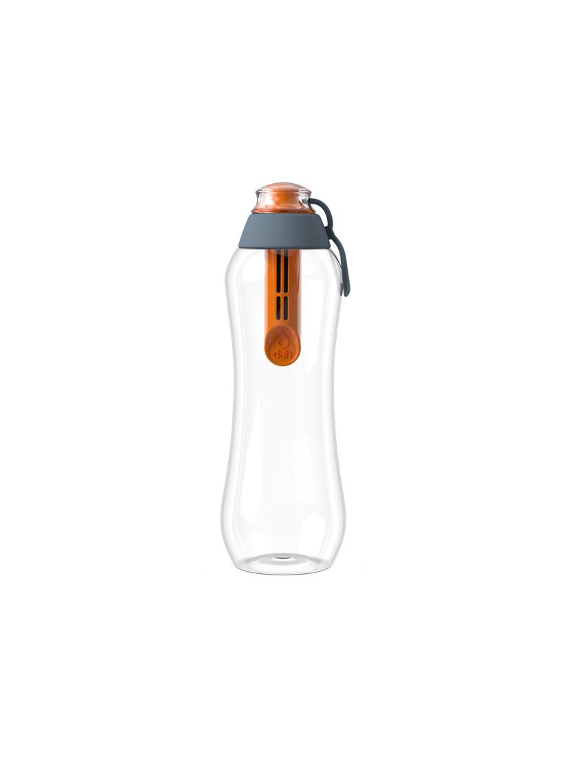 Butelka filtrująca DAFI 0,5L +1 filtr w zestawie - Limitowana Edycja (stal / pomarańcza)