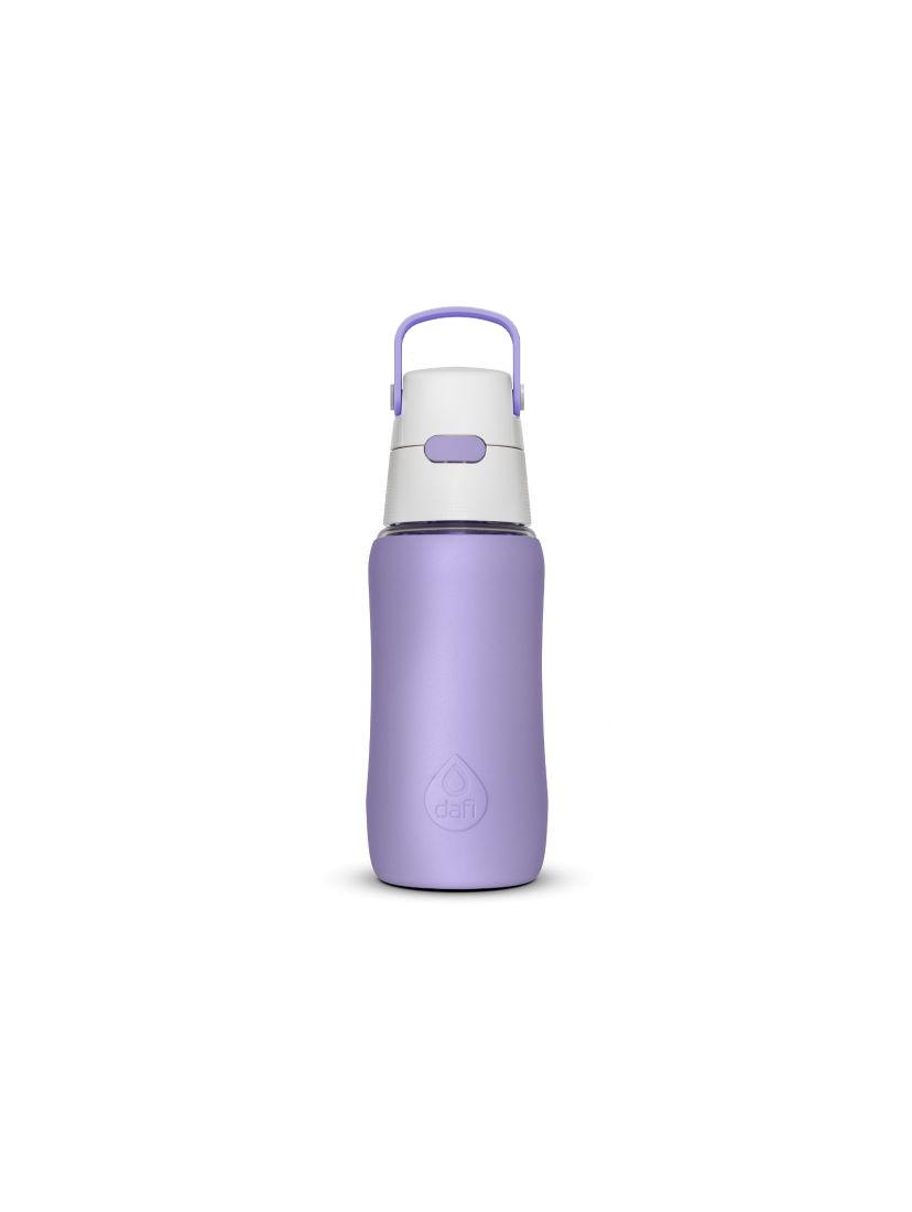 Butelka filtrująca Dafi SOLID 0,5L z wkładem filtrującym (lawendowa) SILIKONOWA