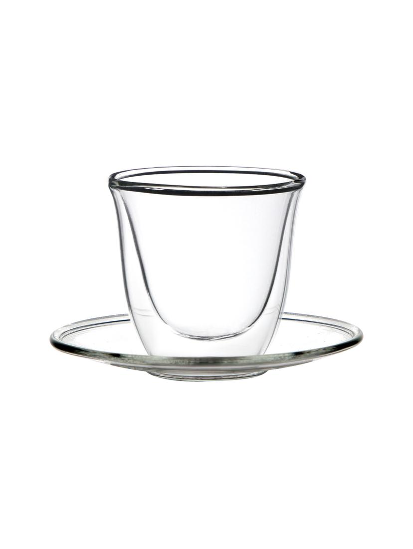 Kawa ziarnista Tchibo Barista Espresso Dark 3kg + szklanka termiczna do espresso ze spodkiem FilterLogic CFL-657 w zestawie