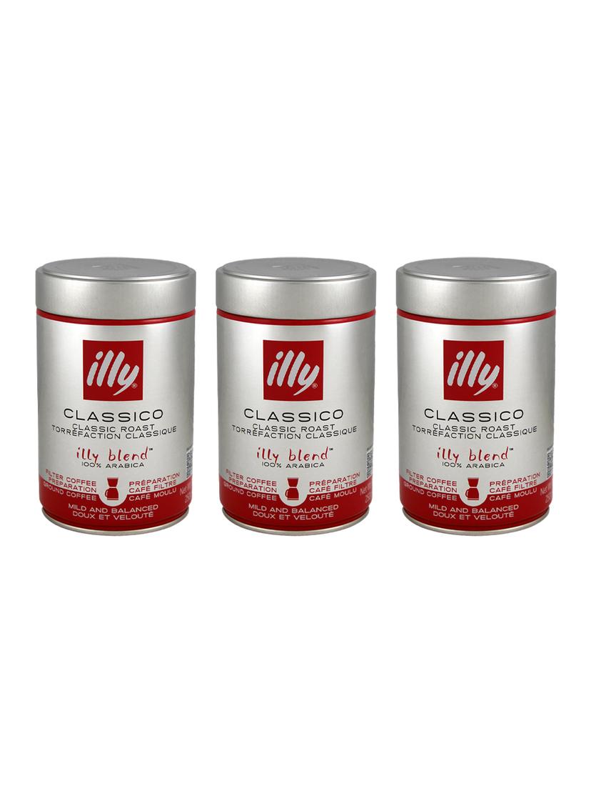 Kawa mielona w puszce Illy Filtered 250g (filtrowana) 3szt.