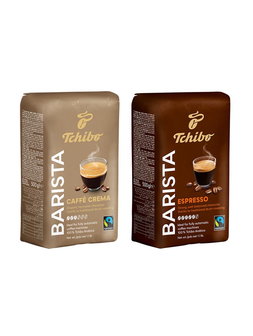 Kawa ziarnista Tchibo Barista Caffe Crema + Espresso (2x500g)
