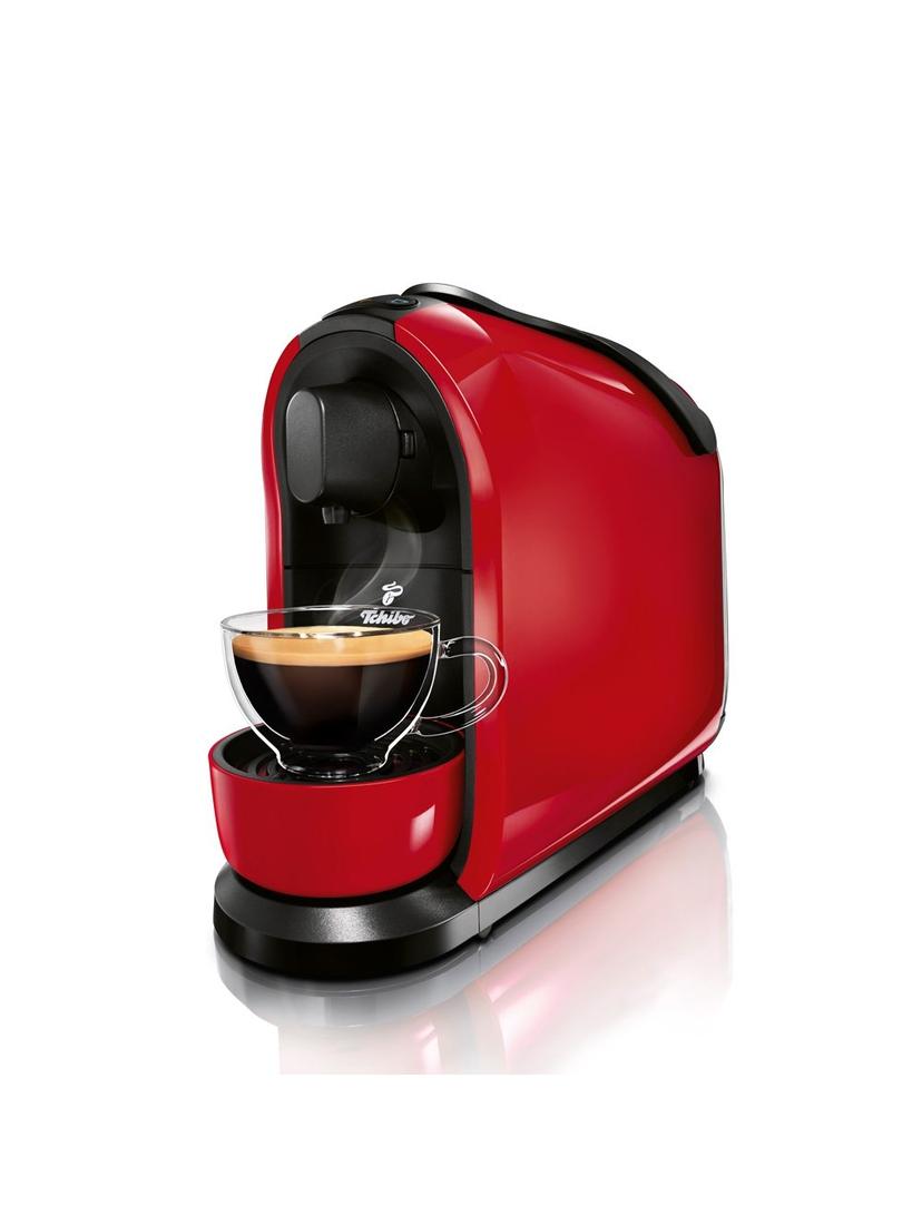 Ekspres ciśnieniowy Tchibo Cafissimo PURE Red + spieniacz czarny
