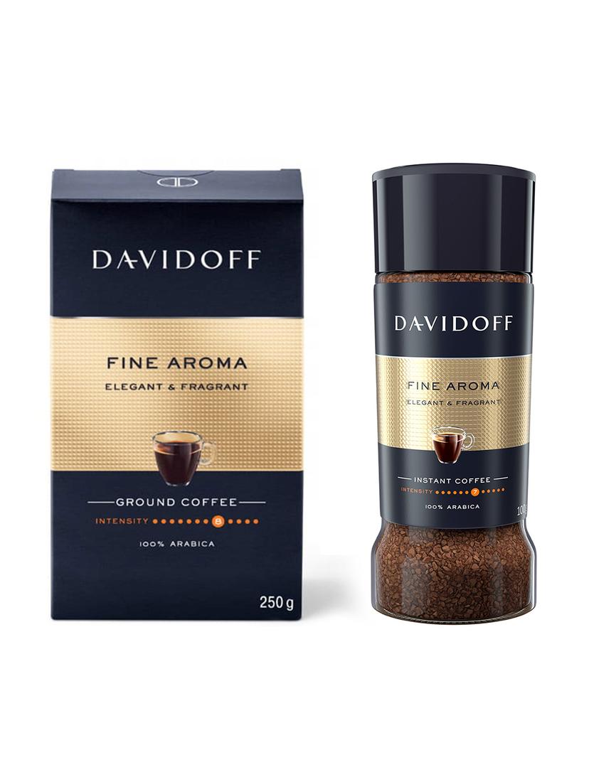 Zestaw prezentowy kawa Davidoff Fine Aroma (250g + 100g)