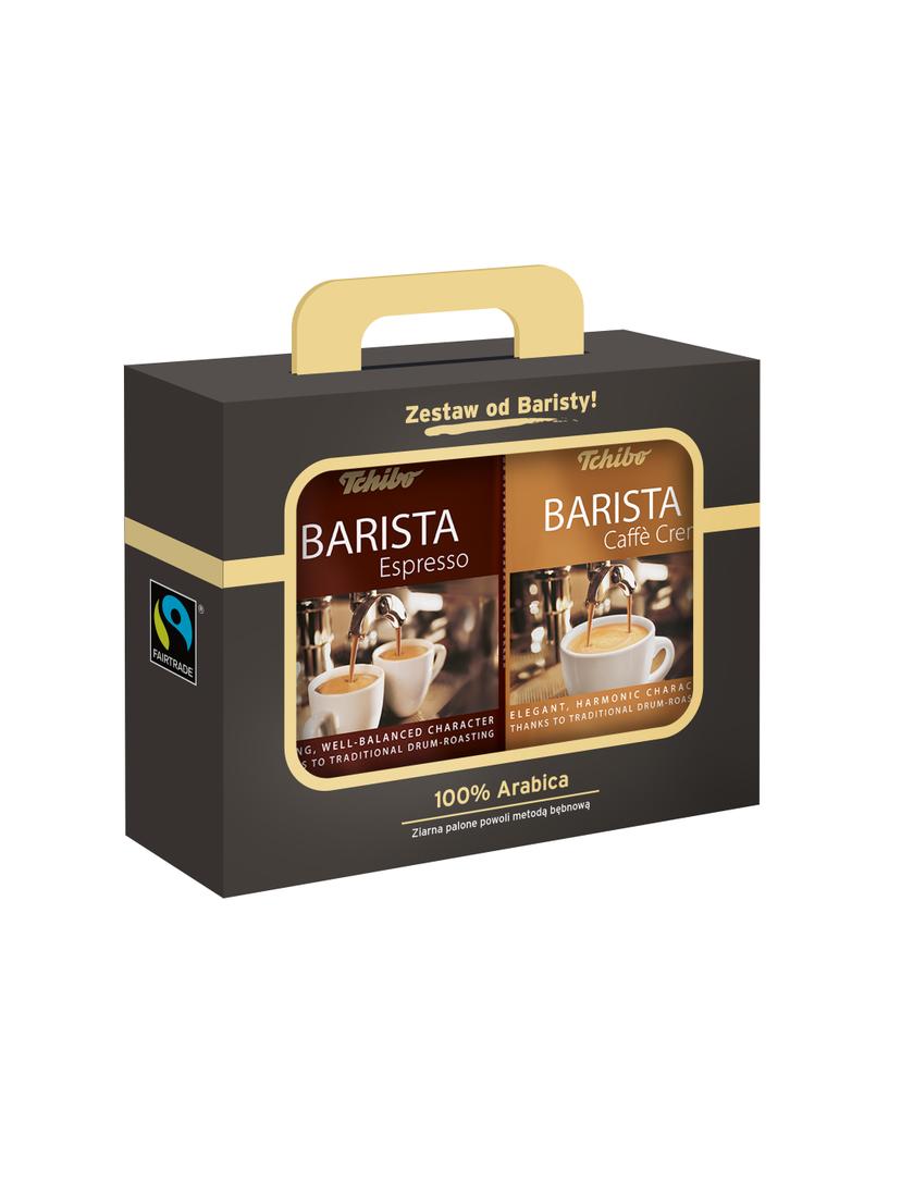 Kawa ziarnista Tchibo Barista Caffe Crema + Barista Espresso 2x500g (zestaw prezentowy)