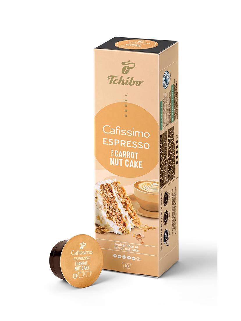 Kawa kapsułki Tchibo Cafissimo Espresso Nut Carrot Cake 10 kaps.