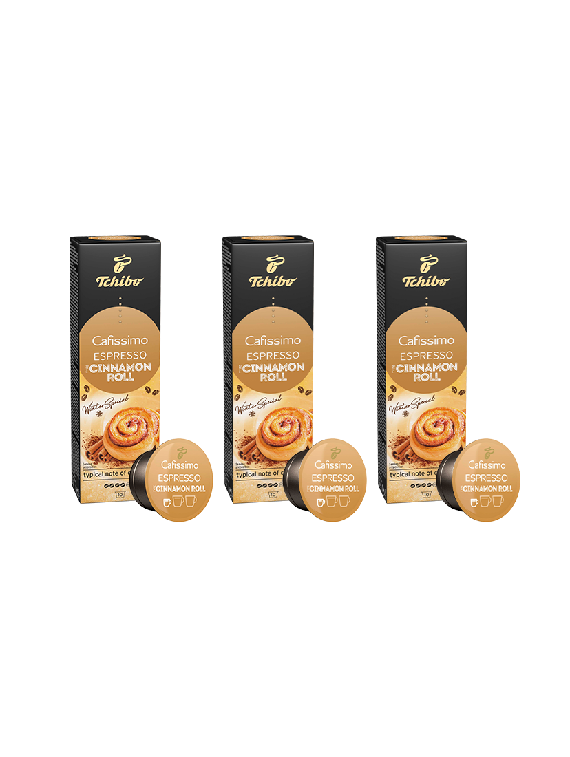 Kawa kapsułki Tchibo Cafissimo Espresso Cinnamon Roll 3x10 kaps.