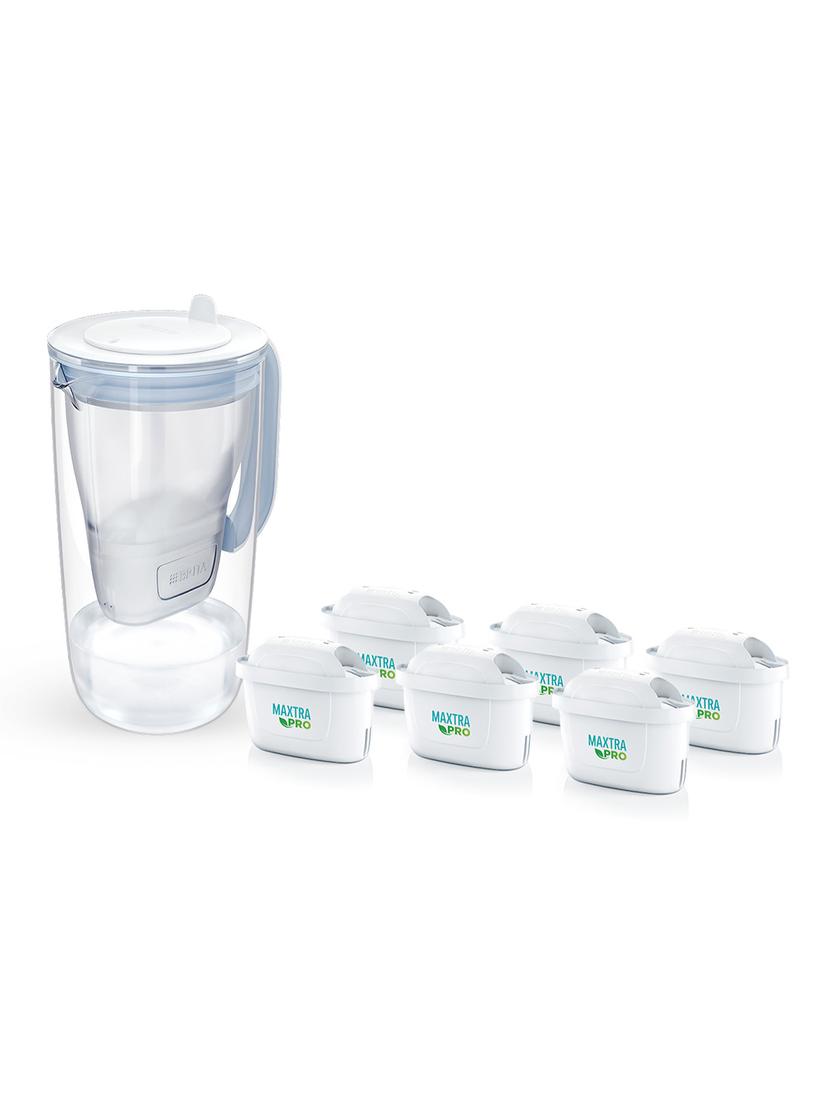 Dzbanek filtrujący Brita Glass +6 filtr Maxtra PRO Pure Performance (niebieski)