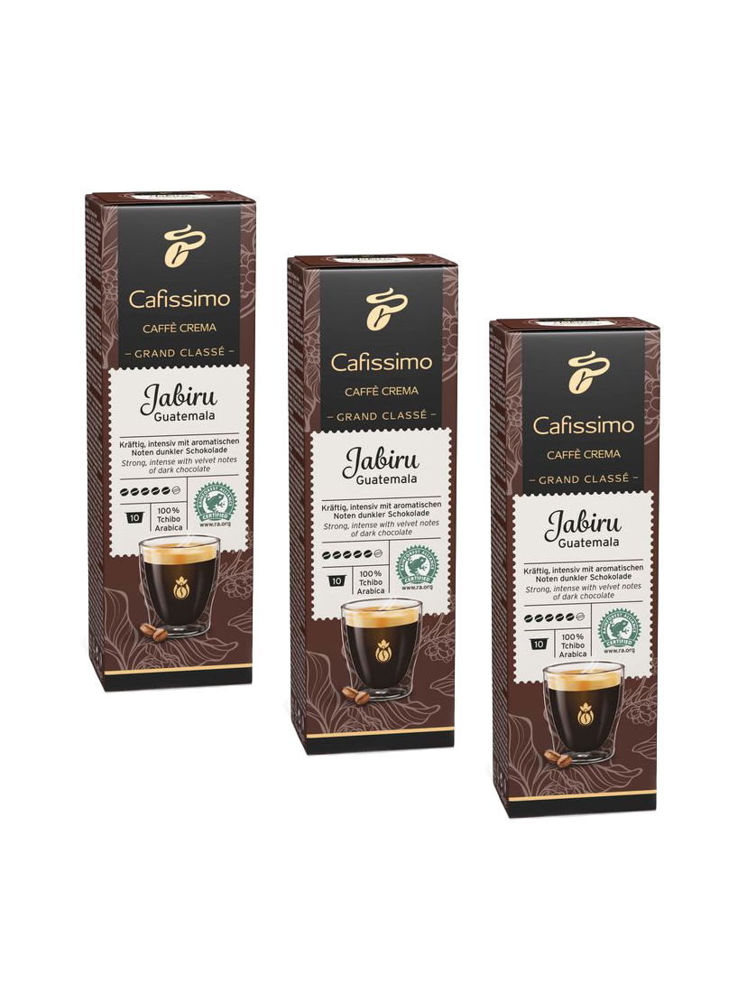 Kawa kapsułki Tchibo Cafissimo Crema Jabiru Guatemala Grand Classe 3x10 kaps. (sezonowa)