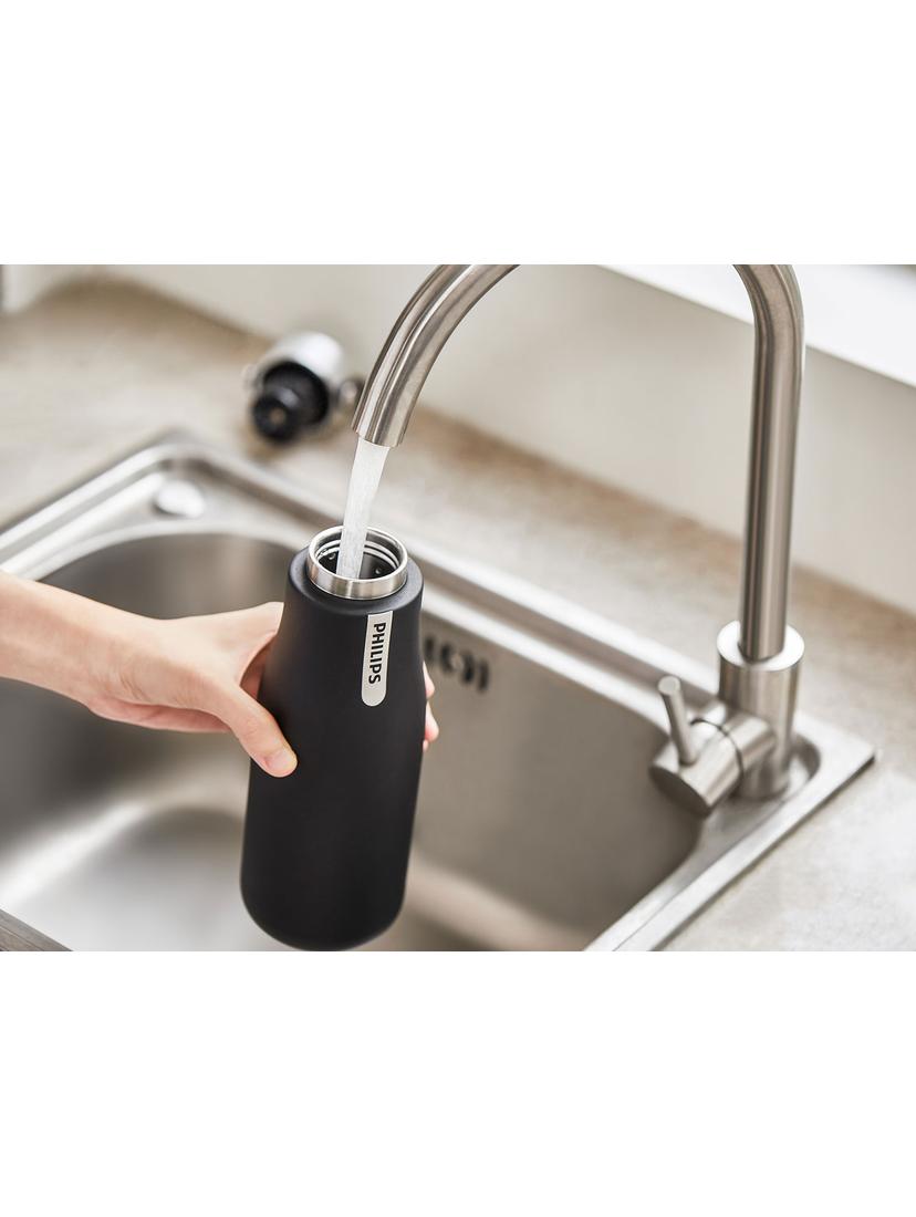 Butelka termiczna Philips GoZero AWP2788BK/10 590ml (czarna, samoczyszcząca)