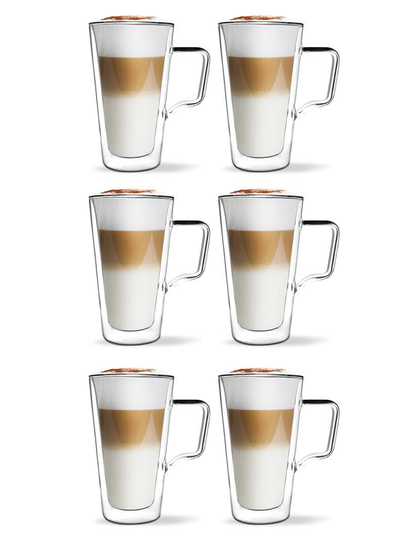 Szklanki termiczne do kawy latte i herbaty Vialli Design DIVA 350ml (6szt.) 26490