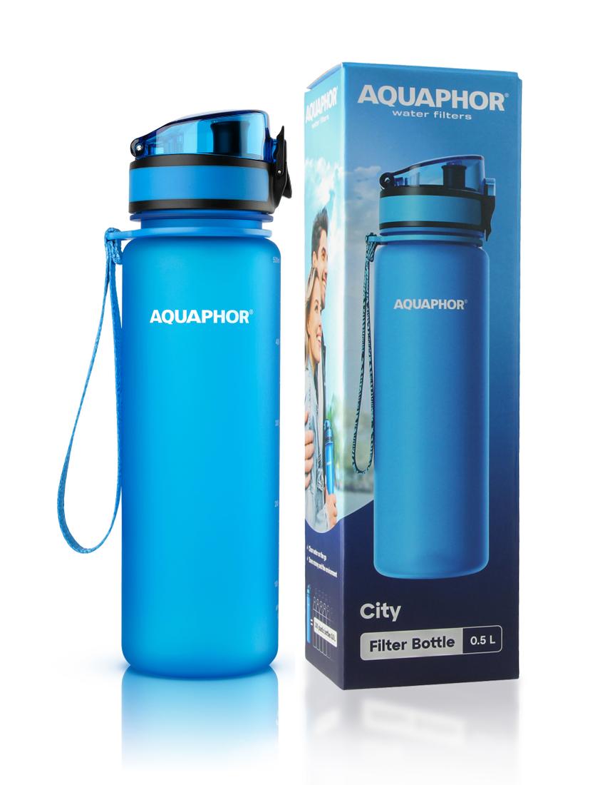 Butelka filtrująca wodę Aquaphor City 500ml (niebieska)