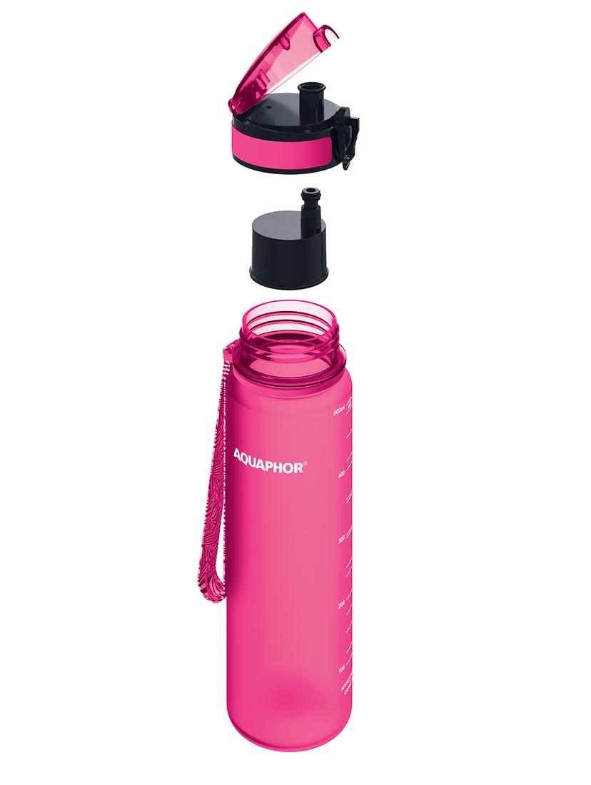 Butelka filtrująca wodę Aquaphor City 500ml (różowa)