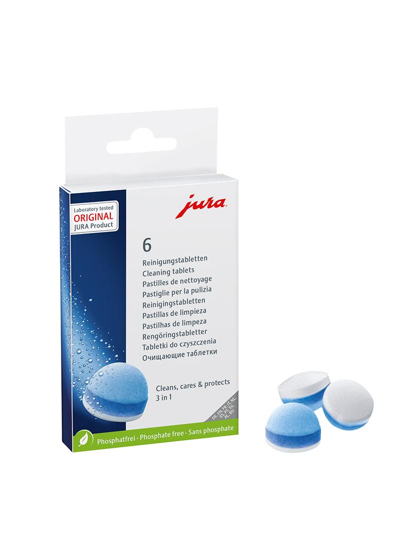 Zestaw do konserwacji ekspresu Jura: 5x filtr blue 71311 + tabletki czyszczące 24225
