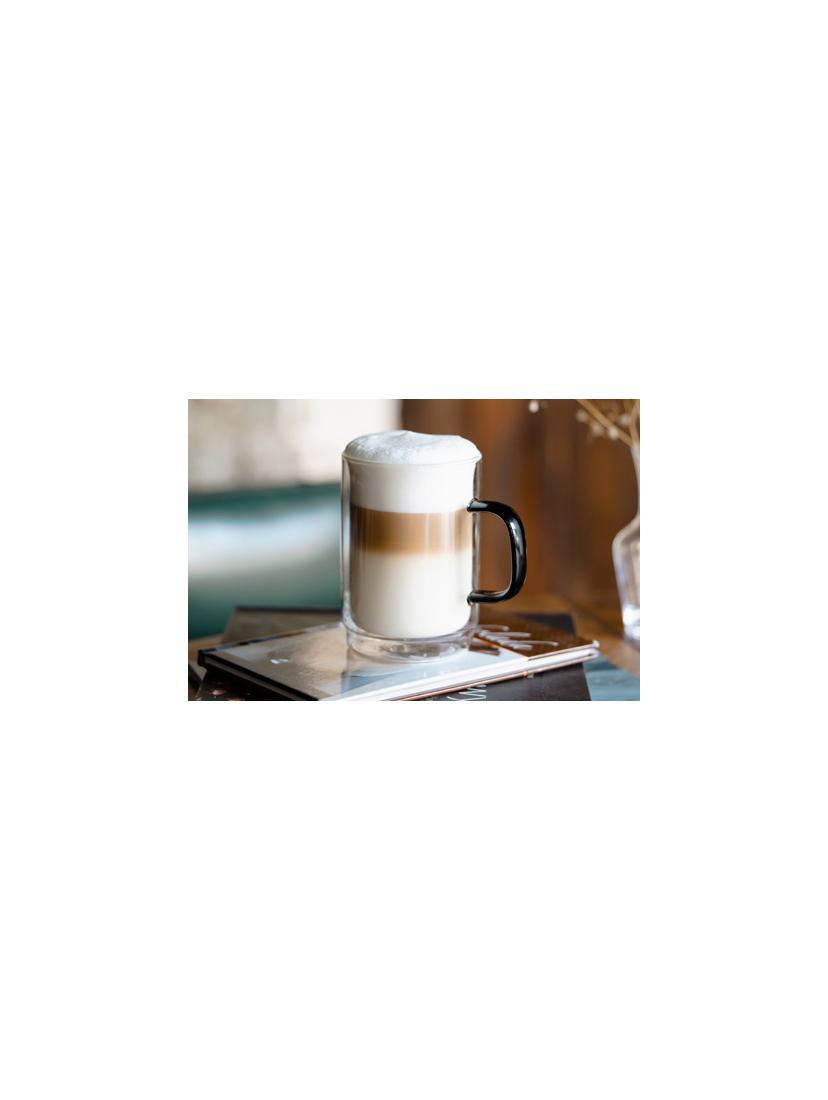 Szklanki termiczne do kawy i herbaty Vialli Design CARBON 350ml (2szt.)