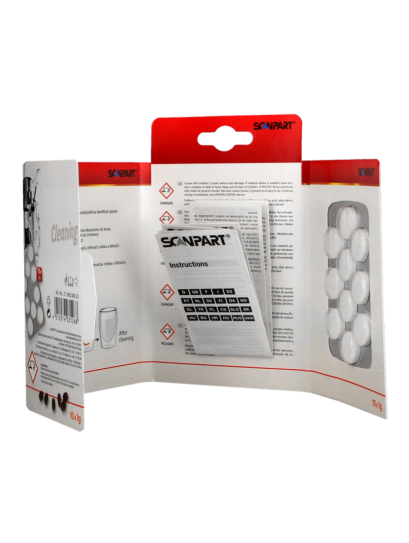 Tabletki do czyszczenia ekspresów ScanPart 2790000830 (10szt.)
