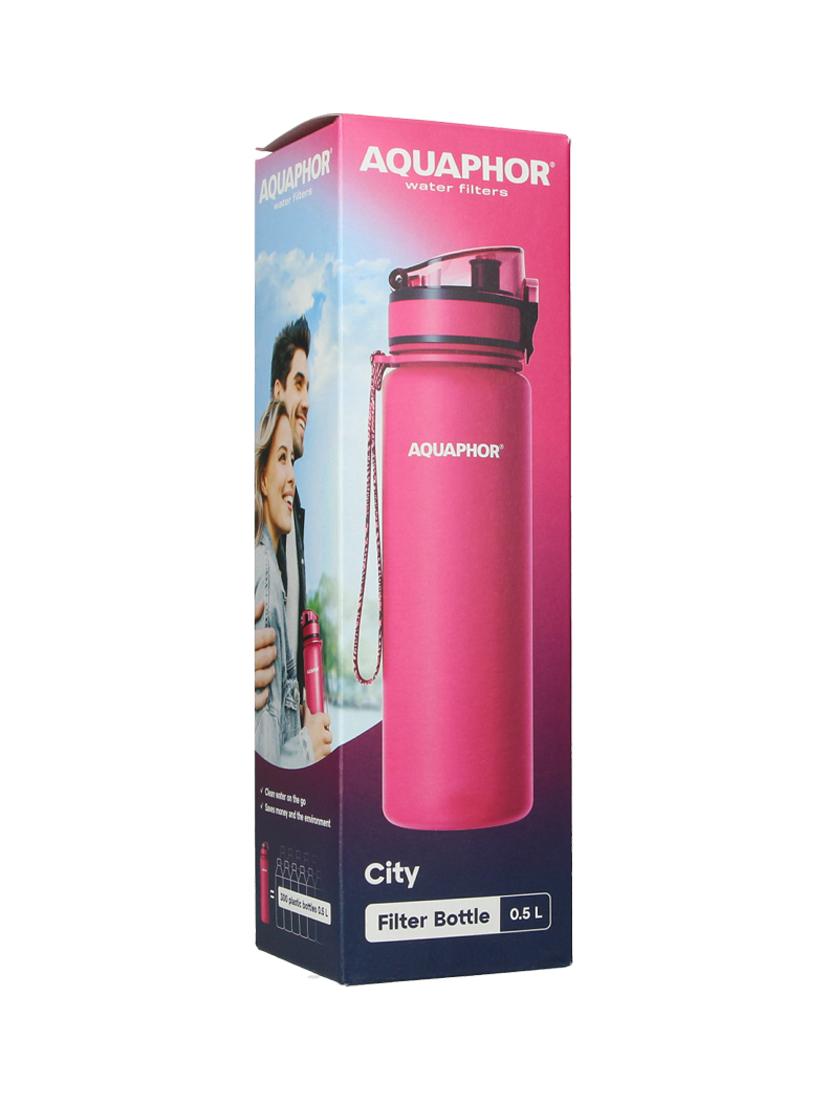 Butelka filtrująca wodę Aquaphor City 500ml (różowa)