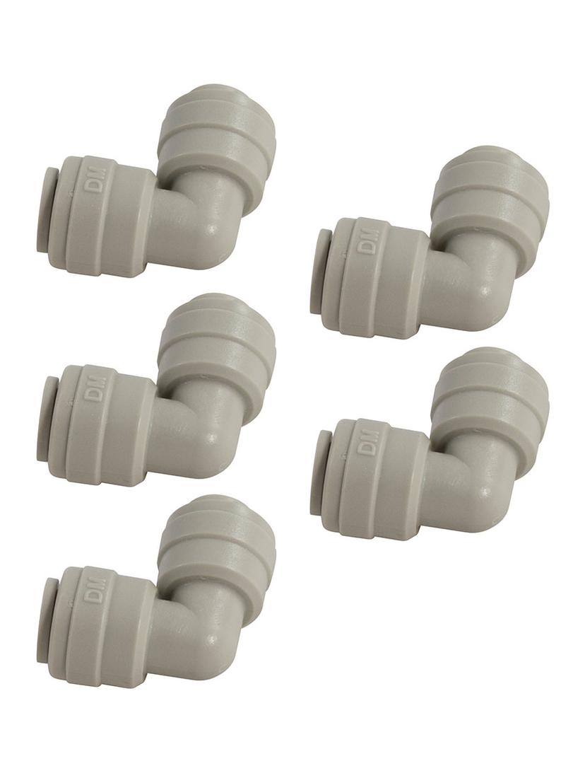 Kolanko łączące wężyk DMfit AEU0404 (1/4" tube x 1/4" tube) 5szt.