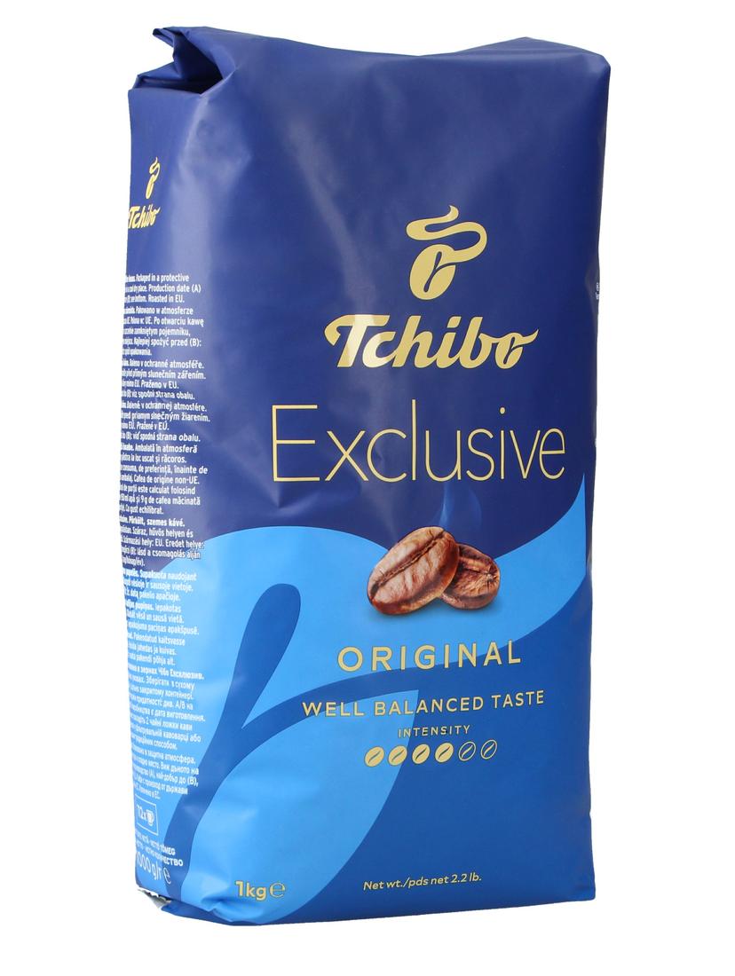 Kawa ziarnista Tchibo Exclusive 4kg + szklanki termiczne do latte FilterLogic CFL-670 w zestawie