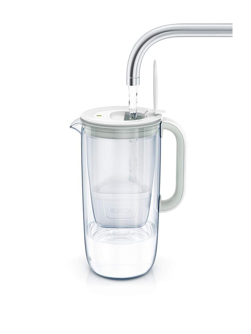 Dzbanek filtrujący Brita Glass +10 filtrów Maxtra PRO Pure Performance (szary)
