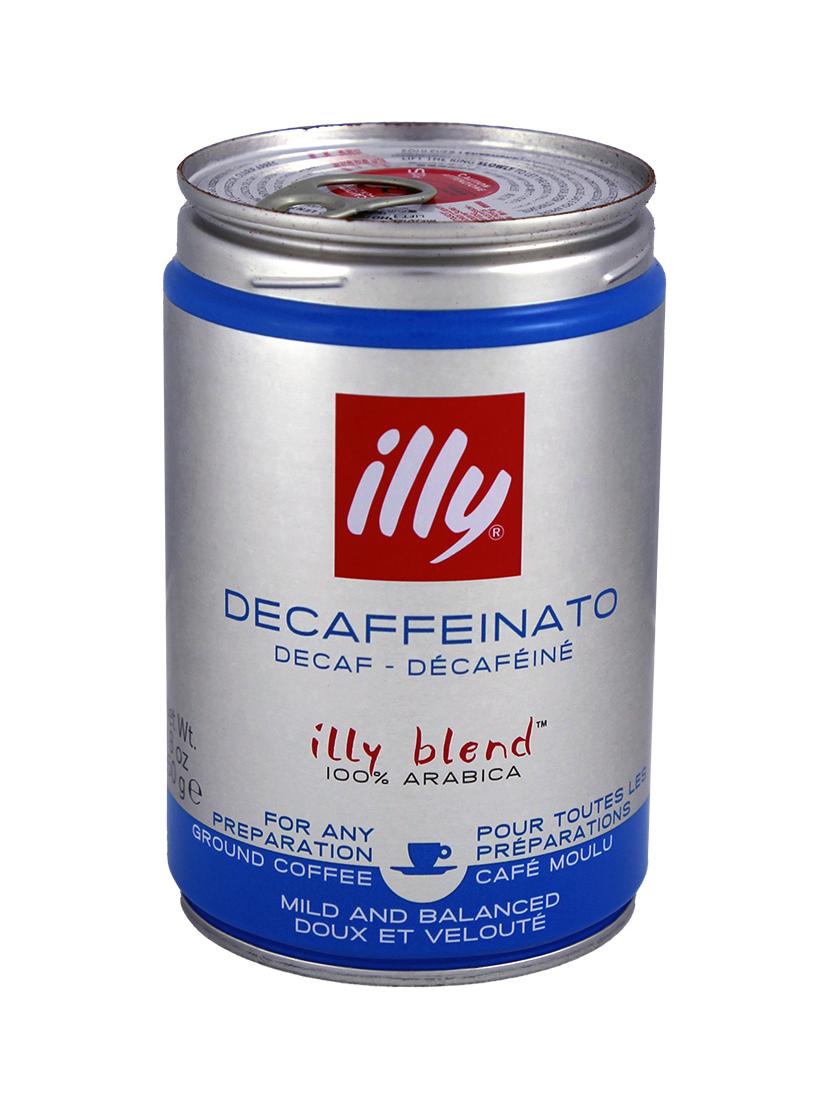 Kawa mielona w puszce Illy bezkofeinowa 250g (12szt.)