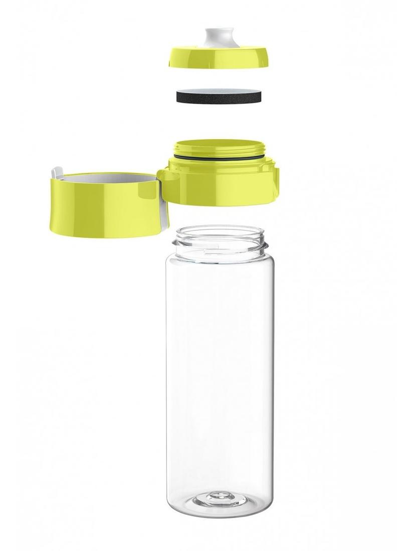 Dzbanek filtrujący Style XL (szary) +1 filtr MP +butelka Brita Vital 0,6L (limonka) - zestaw