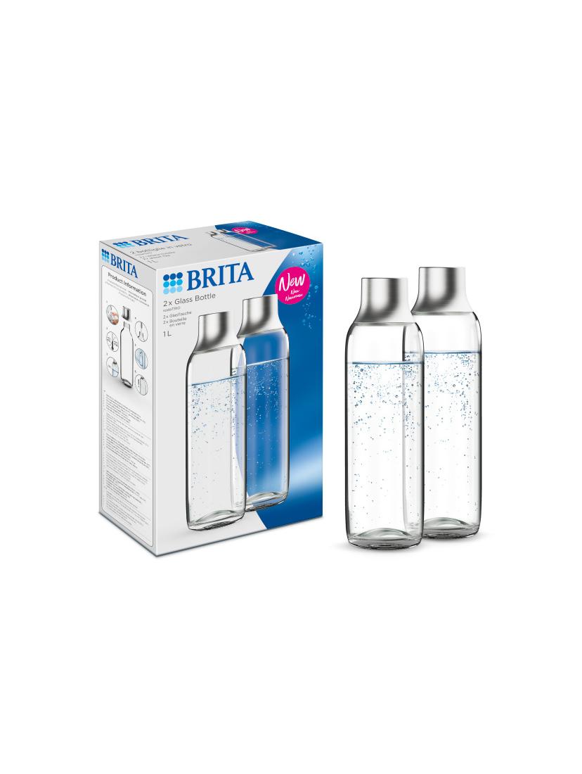 Zestaw butelek szklanych do saturatora Brita SodaTrio (2szt.)