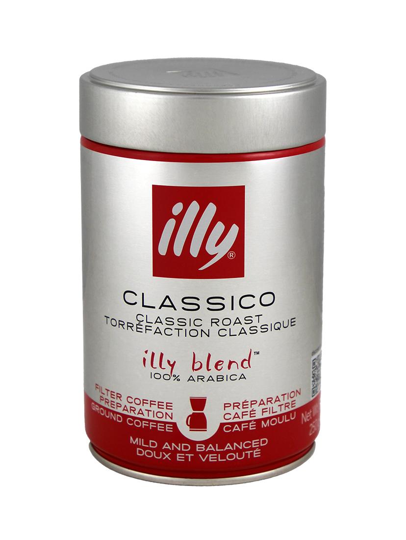 Kawa mielona w puszce Illy Filtered 250g (filtrowana) 6szt.