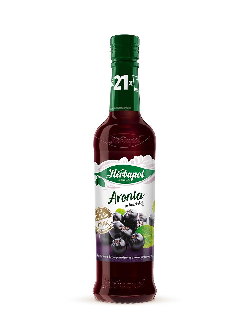 Syrop naturalny Herbapol 420ml (aronia) - suplement diety