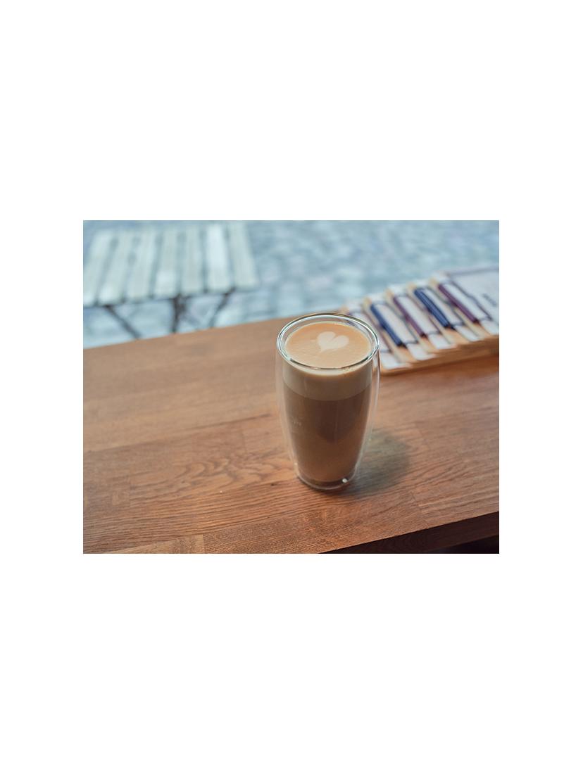 Kawa ziarnista Tchibo Exclusive Light Roast 4kg + szklanki termiczne do latte FilterLogic CFL-670 w zestawie