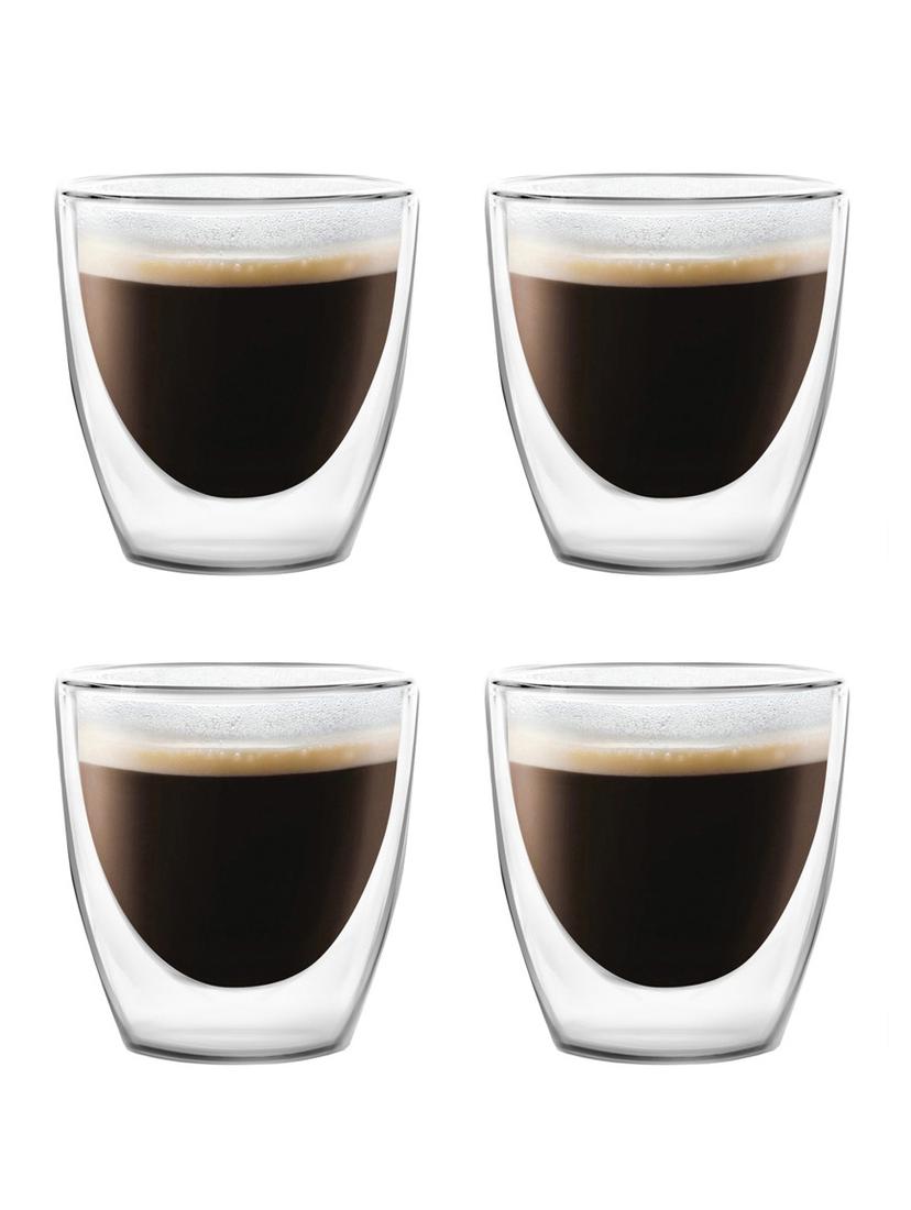 Szklanki termiczne do kawy espresso Vialli Design AMO 80ml (4szt.) 25837