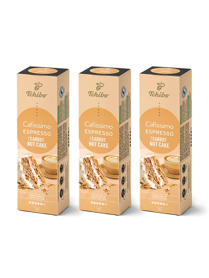 Kawa kapsułki Tchibo Cafissimo Espresso Nut Carrot Cake 3x10 kapsułek