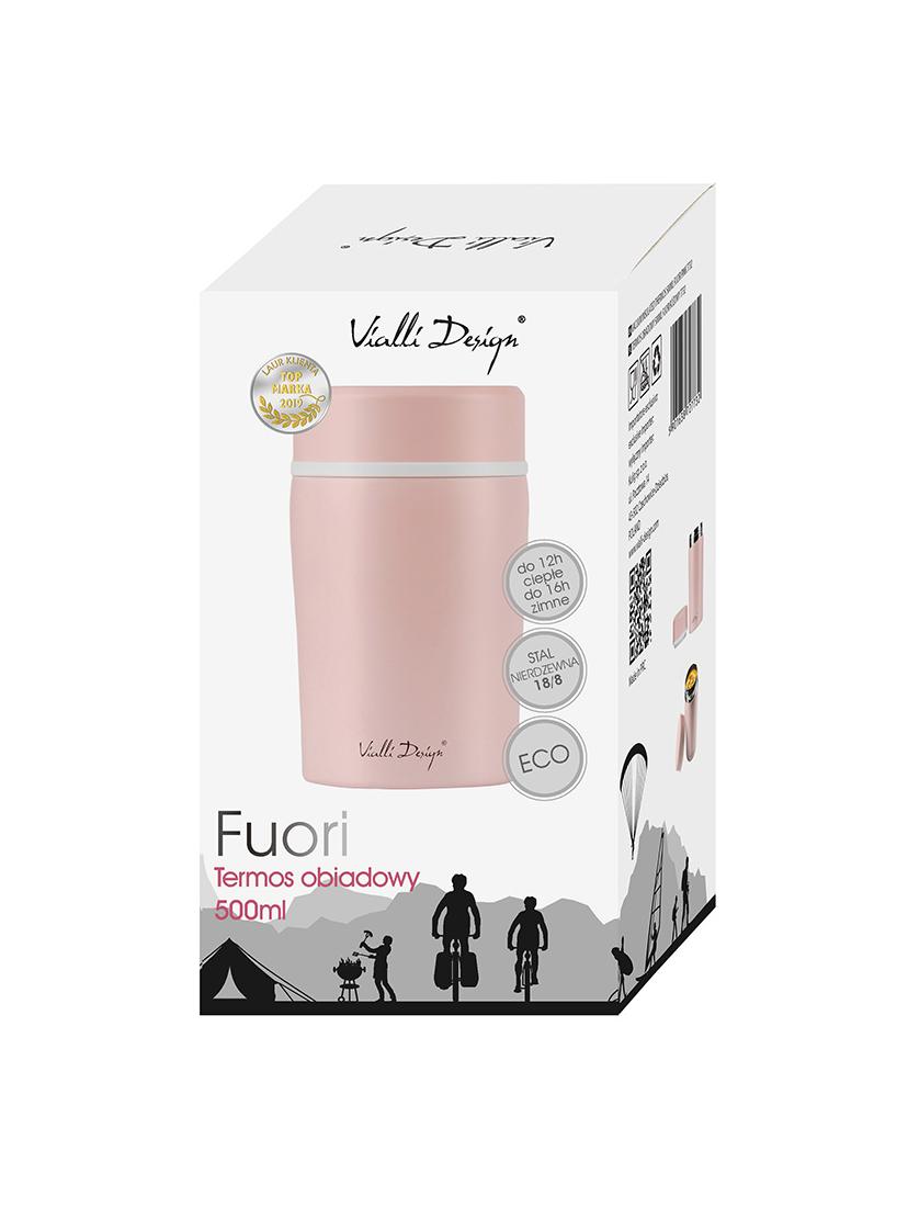 Termos obiadowy Vialli Design FUORI 500ml (różowy) 27732