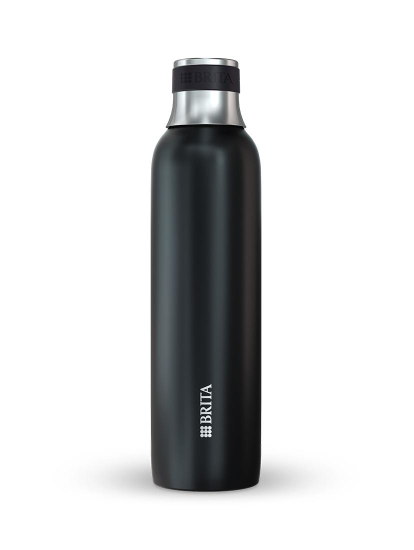 Butelka ze stali nierdzewnej do saturatora Brita SodaTrio 650ml (czarna)